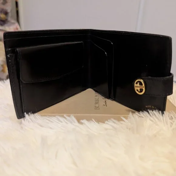Gucci, Vintage Long Bifold Wallet, Black Leather with Iconic Stripe - Picture 9 of 16